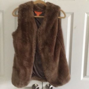 Faux fur vest- JOE brand